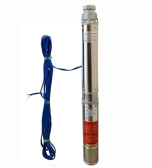 Насос свердловинний OPTIMA PM 4QJm4/11 0.75кВт 81м + кабель 15м, із вбудованим конденсатором (без пульта)