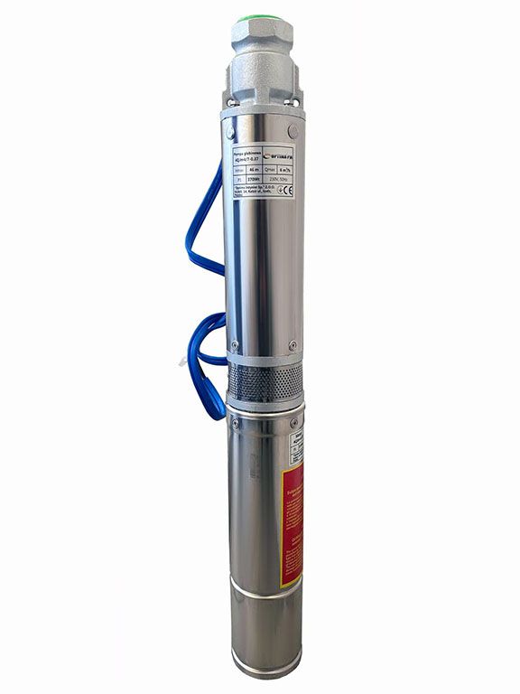 Насос свердловинний OPTIMA PM 4QJm4/7 0.37кВт 50м + 1.5 м кабель, із вбудованим конденсатором (без пульта)