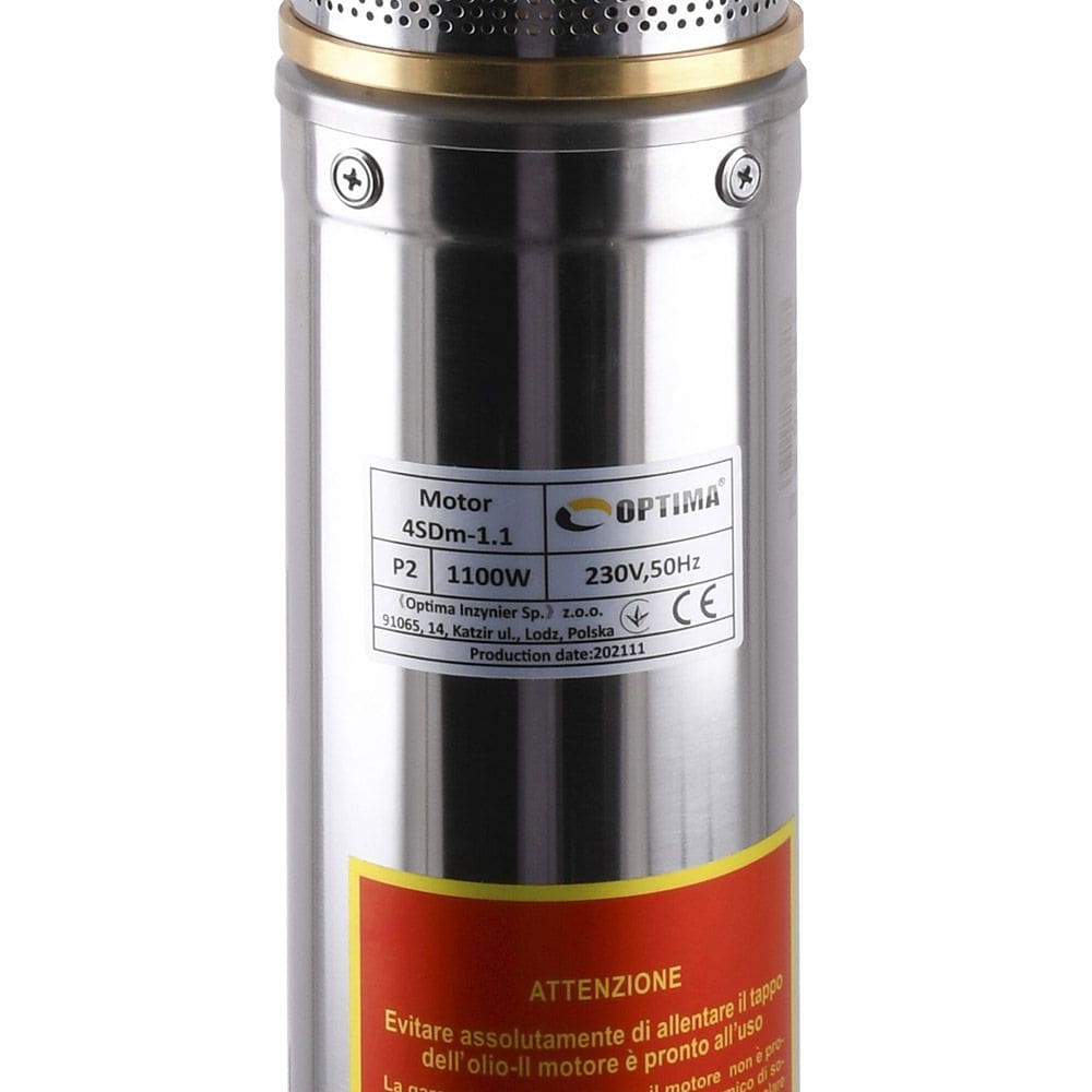 Насос свердловинний OPTIMA 4SDm3/15 1.1 кВт 109м + пульт + кабель 1,5м