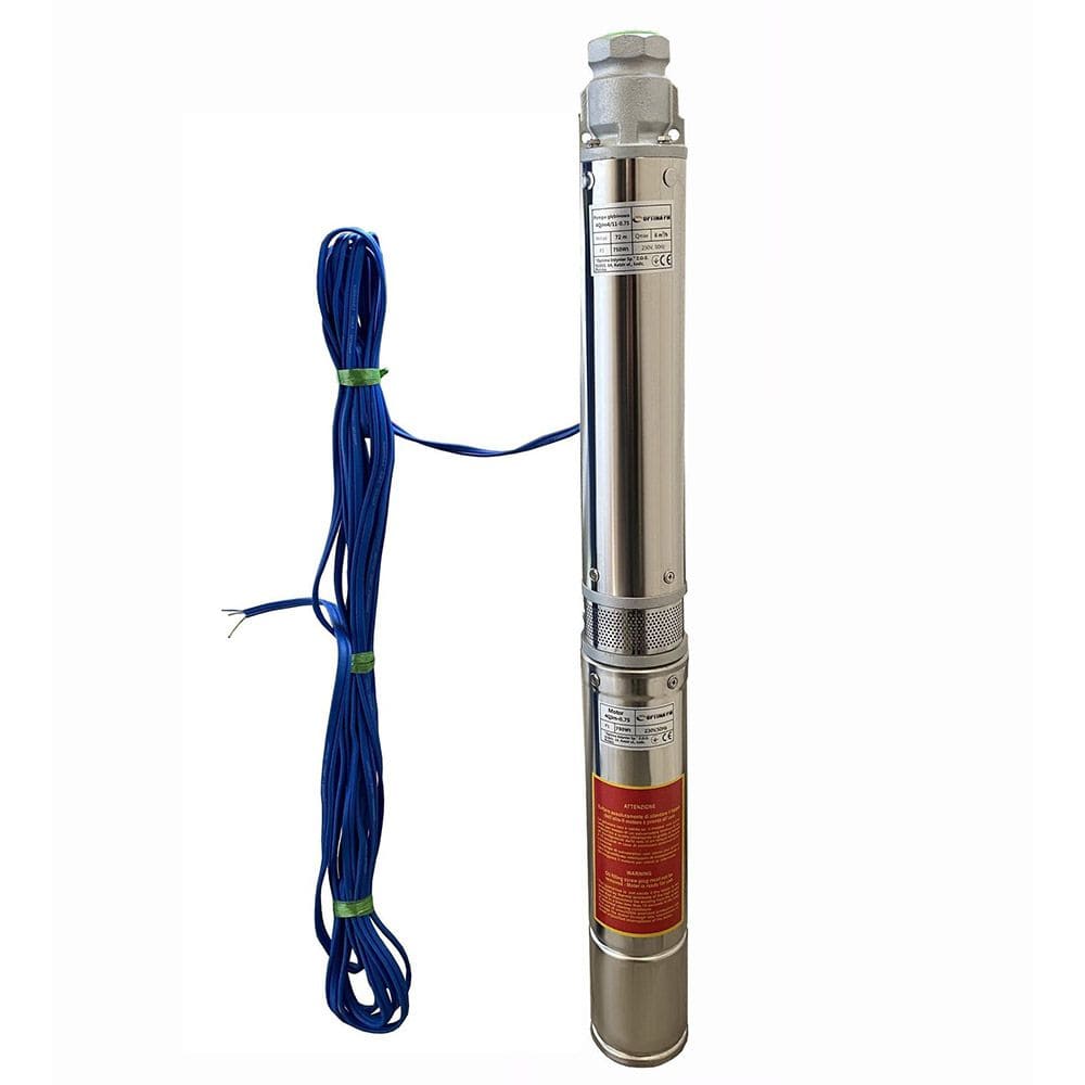 Насос свердловинний OPTIMA PM 4QJm4/16 1.1 кВт 120м + 15 м кабель