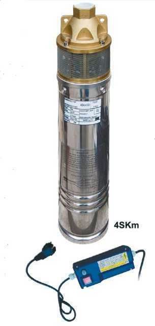 Насос свердловинний вихровий VOLKS pumpe 4SKm150 1.1кВт + пульт + кабель 15м