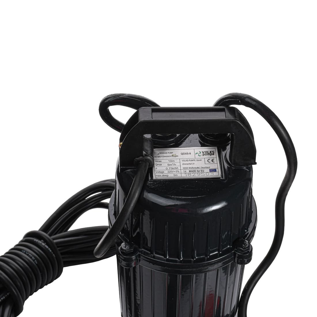 Дренажний насос VOLKS pumpe QDX5-9 0,75кВт