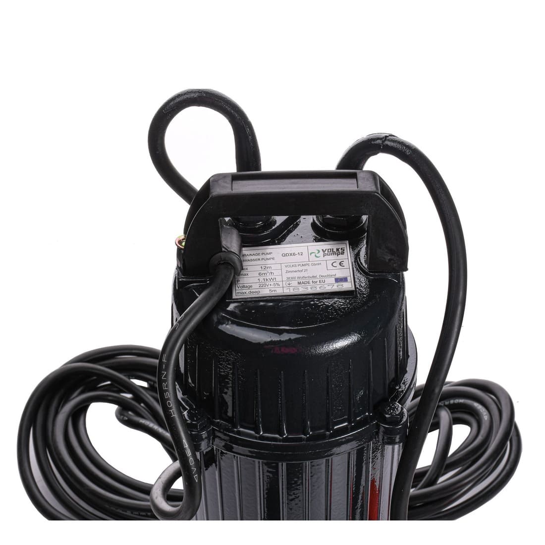 Дренажний насос VOLKS pumpe QDX6-12 1.1кВт
