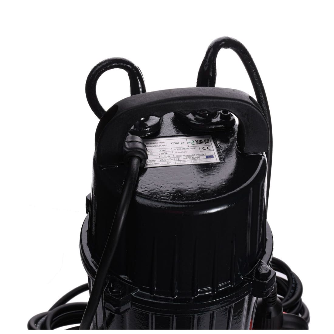 Дренажний насос VOLKS pumpe QDX7-21 1.3кВт