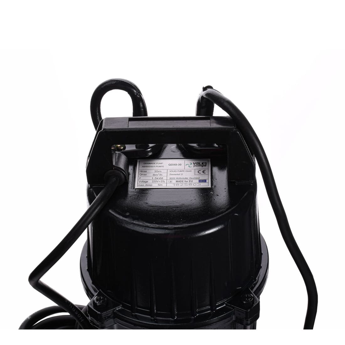 Дренажний насос VOLKS pumpe QDX8-30 1,5кВт