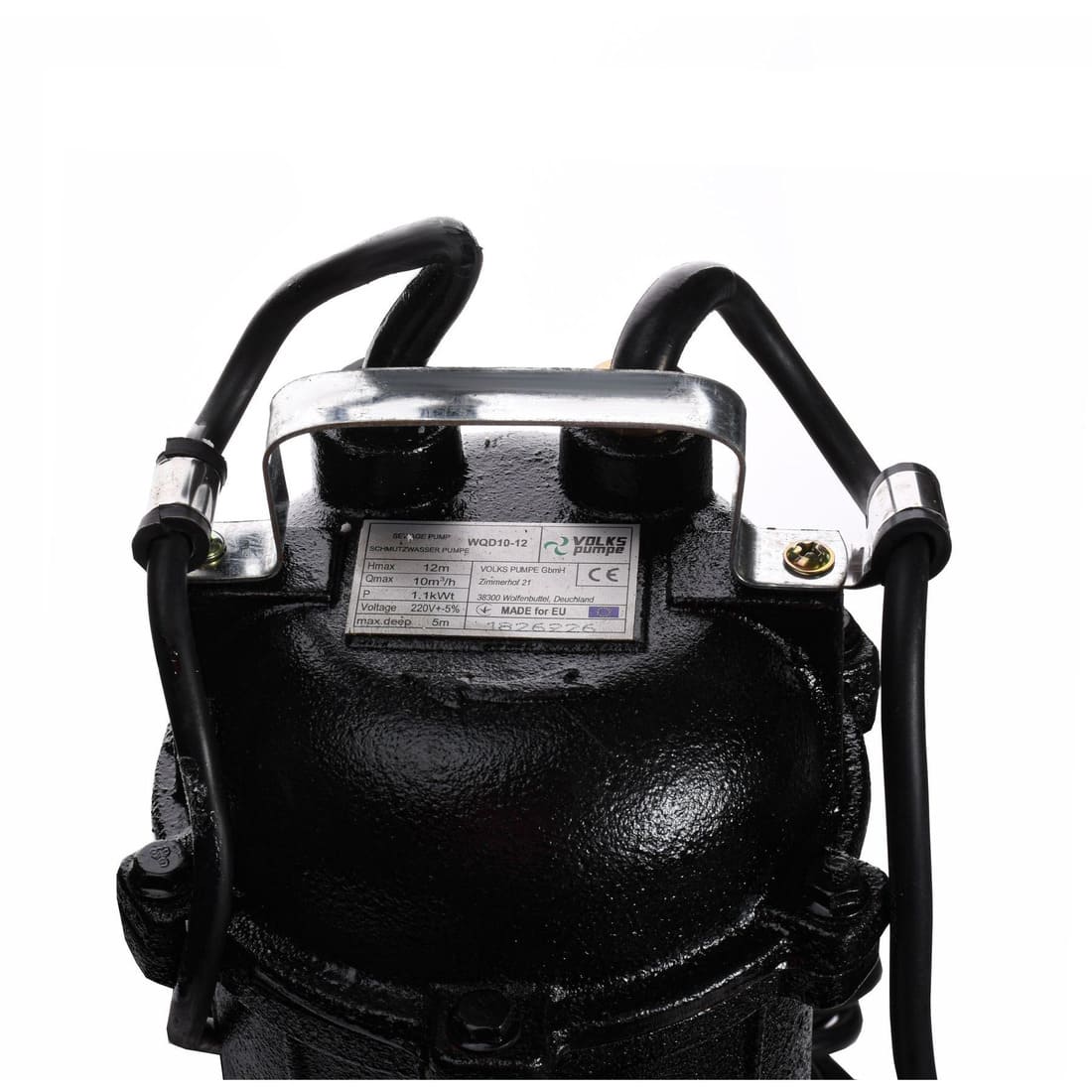 Фекальний насос VOLKS pumpe WQD10-12 1.1кВт