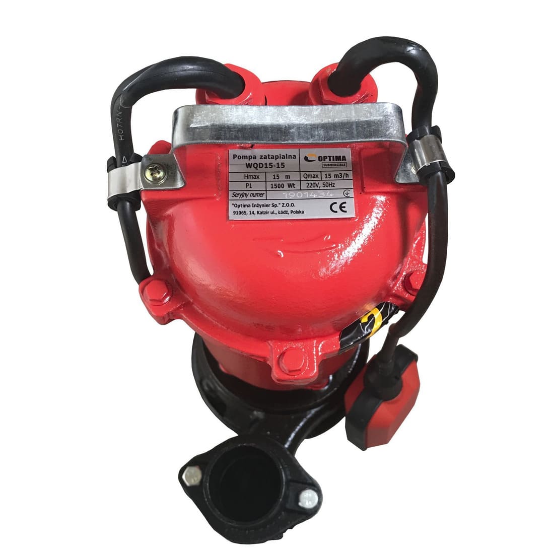 Фекальний насос Optima WQD15-15 1.5кВт
