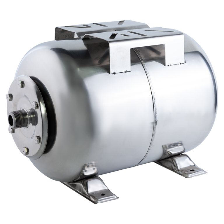 Гідроаккумулятор горизонтальний 50л (нерж) Wetron 779213