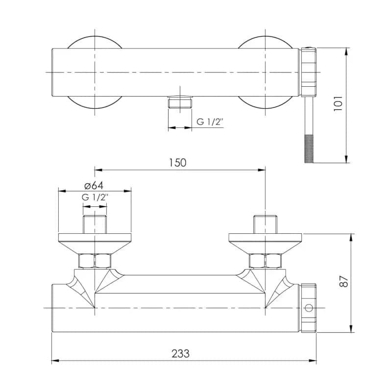 Змішувач для душу Imprese BRENTA ZMK091908080