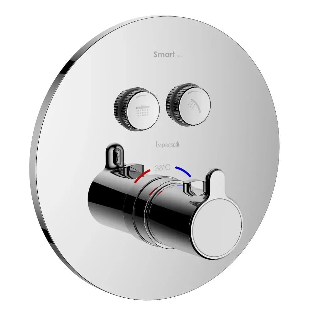 Змішувач для душу прихованого монтажу Imprese SMART CLICK ZMK101901237 термостат 2 функції